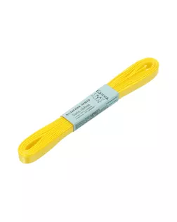 Лента атласная 6 мм ( 1/4 ") AL-6P ФАСОВКА 10 x 5.4 м №015 желтый арт. ГММ-13814-3-ГММ0022630