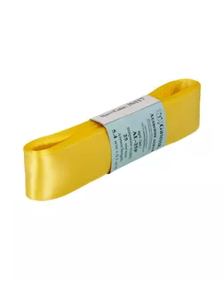 Лента атласная 25 мм ( 1 ") AL-25P ФАСОВКА 5 x 5.4 м №117 бл.желтый арт. ГММ-13816-75-ГММ0020783
