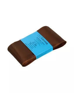 Лента атласная 50 мм ( 2 ") AL-50P ФАСОВКА 5 x 5.4 м №154 т.коричневый арт. ГММ-13817-50-ГММ0021753