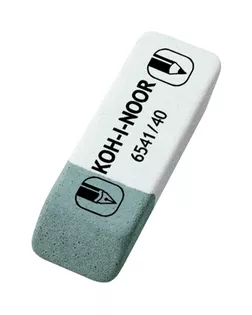 "KOH-I-NOOR" Ластик комбинированный для чернил, туши №1 6541/40 6541040007KDR арт. ГММ-15989-1-ГММ005040500588