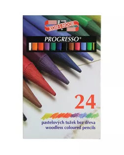 "KOH-I-NOOR" Набор цветных карандашей в лаке без дерева 24 цв. 24 шт. арт. ГММ-99073-1-ГММ005040500580