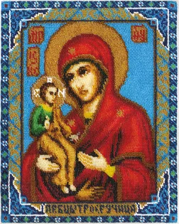 Набор для вышивания "PANNA" CM-1277 ( ЦМ-1277 ) "Икона Божией Матери Троеручица" (бисер) арт. ГММ-101284-1-ГММ010560718682