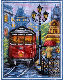 Набор для вышивания "PANNA" GM-1780 ( ГМ-1780 ) "Пражский трамвайчик" арт. ГММ-102581-1-ГММ028826131872