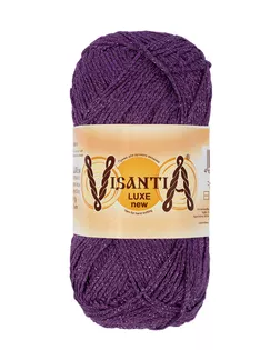 Пряжа VISANTIA "LUXE new" 85% вискоза, 15% люрекс 5 х 100 г 240 м ± 5 м №09 фиолетовый арт. ГММ-104619-8-ГММ068142498284