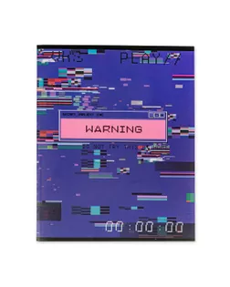 . Тетрадь "Digital" А5 96 л. на спирали 60 г/кв.м 6 шт. клетка SVT_960521_04 Warning арт. ГММ-106836-3-ГММ078326723104