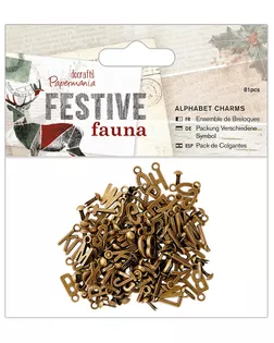 Набор декоративных элементов "Aлфавит" Festive Fauna арт. ГЕЛ-4268-1-ГЕЛ0107139