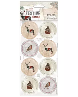 Набор стикеров "Festive Fauna" арт. ГЕЛ-9569-1-ГЕЛ0107146