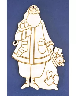 Деревянная фигурка "Тильда Дед Мороз" арт. ГЕЛ-19028-1-ГЕЛ0107305
