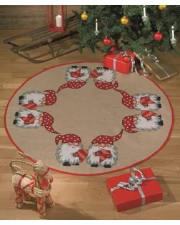 Набор для вышивания коврика под ёлку "Рождественские гномы" арт. ГЕЛ-12831-1-ГЕЛ0108848