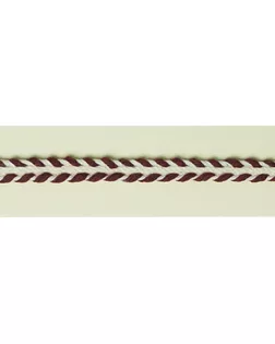 Тесьма декоративная "плетенка" ш.0,8cм (бордовый) 25м арт. ГЕЛ-10227-1-ГЕЛ0114124