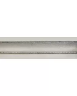Лента органза с рисунком с проволокой по краю SAFISA ш.3,8см (серый) арт. ГЕЛ-15252-1-ГЕЛ0120932