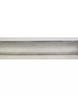Лента органза с рисунком с проволокой по краю SAFISA ш.5см (серый) арт. ГЕЛ-19403-1-ГЕЛ0120933