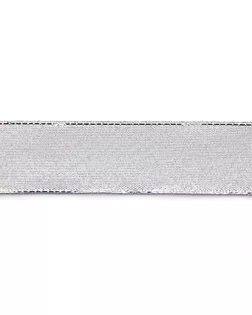 Лента металлик,SPIRAL ( SAFISA), арт.25223 ш.2,5см (102 серебро) арт. ГЕЛ-16066-1-ГЕЛ0162291