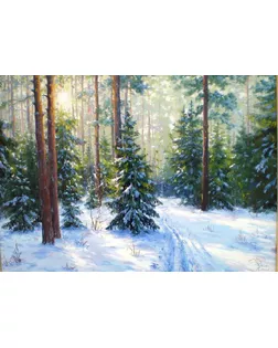 Картина стразами "Зима" арт. ГЕЛ-4786-1-ГЕЛ0168851