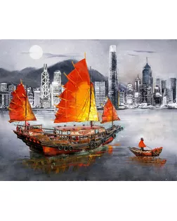 Картина стразами "Гонконг" арт. ГЕЛ-12827-1-ГЕЛ0171392