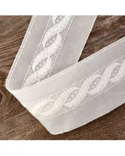 Купить Швейная фурнитура для шитья Шитье-вышивка на батисте, прошва, 60 мм, цвет белый арт. ГЕЛ-30981-1-ГЕЛ0173895 оптом в Казахстане