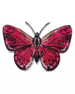 Термоаппликация "Бабочка розовая светло-коричневая" арт. ГЕЛ-29841-1-ГЕЛ0177660