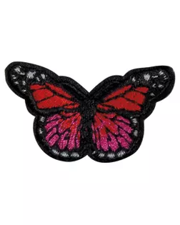 Термоаппликация "Маленькая розово-красная бабочка" арт. ГЕЛ-29715-1-ГЕЛ0177676