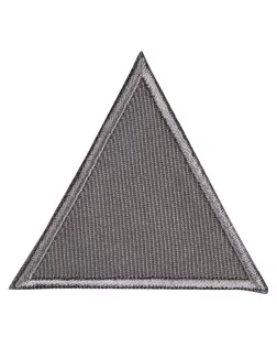Термоаппликация "Треугольник серый большой" арт. ГЕЛ-29621-1-ГЕЛ0177802
