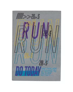 Термоаппликация "Run today" арт. ГЕЛ-29761-1-ГЕЛ0177820