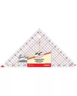 Линейка-треугольник с углом 90*, градация в дюймах, 6 1/2" X 6 7/8" арт. ГЕЛ-31191-1-ГЕЛ0178161