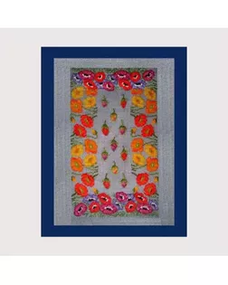 Набор для вышивания коврика: "FLEURI ANEMONES" (Цветы Анемоны) арт. ГЕЛ-29804-1-ГЕЛ0178898