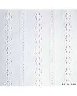 Ткань Grannie Embroidery White, 100%хлопок, 135 см, 120 г/м² арт. ГЕЛ-32707-1-ГЕЛ0180300