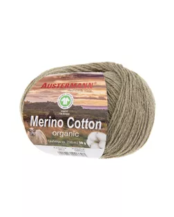 Пряжа Merino Cotton organic, 55% шерсть, 45% хлопок, 50 г, 230 м арт. ГЕЛ-32098-1-ГЕЛ0182369
