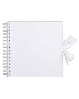 Заготовка для альбома на пружине WHITE арт. ГЕЛ-32580-1-ГЕЛ0184132
