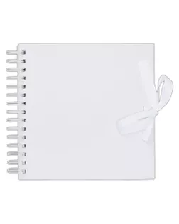 Заготовка для альбома на пружине WHITE арт. ГЕЛ-32543-1-ГЕЛ0184133