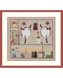 Набор для вышивания "PARIS DE LIN" (Парижское счастье) арт. ГЕЛ-32179-1-ГЕЛ0184305