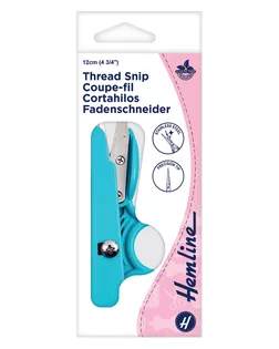 Ножницы-снипперы для обрезки нитей, с защитным колпачком, 12 см, 4 цвета арт. ГЕЛ-34397-1-ГЕЛ0189455
