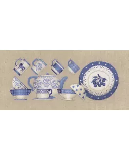 Набор для вышивания "Vaisselle Bleue" (Синяя посуда) арт. ГЕЛ-34278-1-ГЕЛ0189484