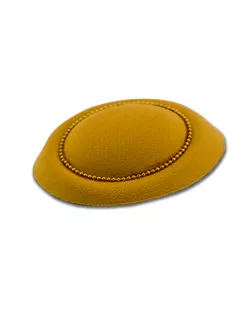 Шляпка (таблетка), 8 х 7 см, цв. горчичный арт. ГЕЛ-35877-1-ГЕЛ0189552