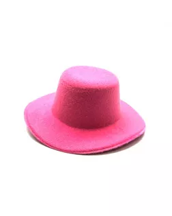 Шляпа круглая, 8 см, цв. розовый арт. ГЕЛ-34360-1-ГЕЛ0193981