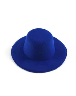Шляпа круглая, 10 см, цв. синий арт. ГЕЛ-34441-1-ГЕЛ0194918