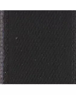 Лента атласная двусторонняя SAFISA ш.2,5см (01 черный) арт. ГЕЛ-22556-1-ГЕЛ0020072