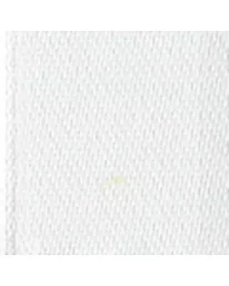 Лента атласная двусторонняя SAFISA ш.2,5cм (02 белый) арт. ГЕЛ-4063-1-ГЕЛ0020073