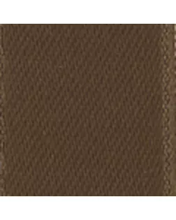 Лента атласная двусторонняя SAFISA ш.2,5см (88 св.коричневый) арт. ГЕЛ-23760-1-ГЕЛ0020093
