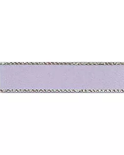 Лента атласная SAFISA с люрексным кантом по краям ш.0,7см (27 серый) арт. ГЕЛ-15130-1-ГЕЛ0020105