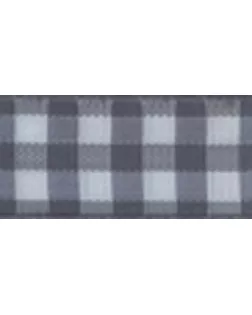 Лента с рисунком клетка SAFISA, 25 мм, 25 м, цвет 68, серый арт. ГЕЛ-19373-1-ГЕЛ0020186
