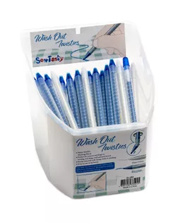 Маркер для ткани смывающийся водой, набор 96 шт в прикассовом стенде арт. ГЕЛ-36258-1-ГЕЛ0202146