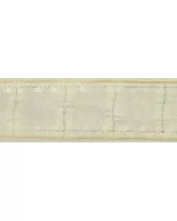 Лента органза "с памятью" SAFISA ш.3,8см 15м (56 св.желтый) арт. ГЕЛ-2126-1-ГЕЛ0020626