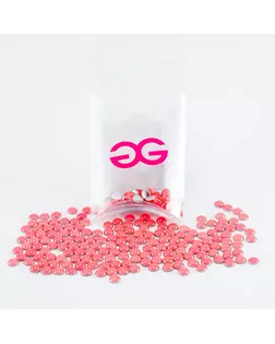 Термоклеевые украшения для декора "Neon Pink Cabochons", 1упак. (72шт) арт. ГЕЛ-15961-1-ГЕЛ0026527