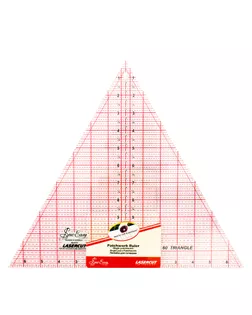 Линейка-треугольник с углом 60*, разметка в дюймах, размер 12" x 13 7/8" арт. ГЕЛ-11586-1-ГЕЛ0003219