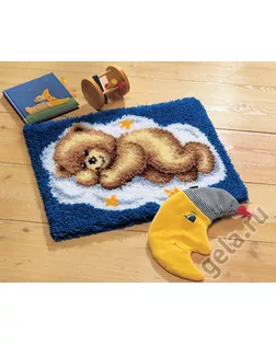 Набор для вышивания коврика "Спящий мишка" арт. ГЕЛ-8034-1-ГЕЛ0037704