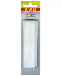 Тесьма киперная HKM ш.0,4см (белый) арт. ГЕЛ-344-1-ГЕЛ0055798