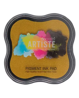 Подушка штемпельная пигментная, темно-желтый арт. ГЕЛ-8250-1-ГЕЛ0061681