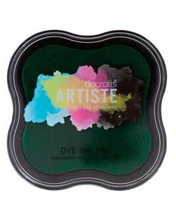 Подушка штемпельная быстро сохнущая, зеленый арт. ГЕЛ-6523-1-ГЕЛ0061690