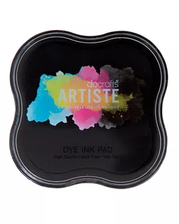 Подушка штемпельная быстро сохнущая, черный арт. ГЕЛ-3188-1-ГЕЛ0061694